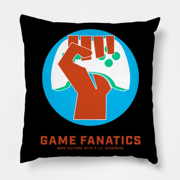 Game Fanatics Logo Pillow by Game Fanatics