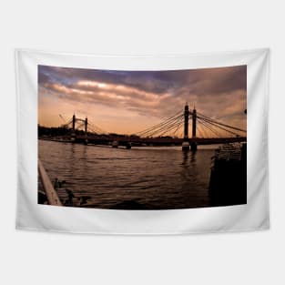 Albert Bridge River Thames London Tapestry