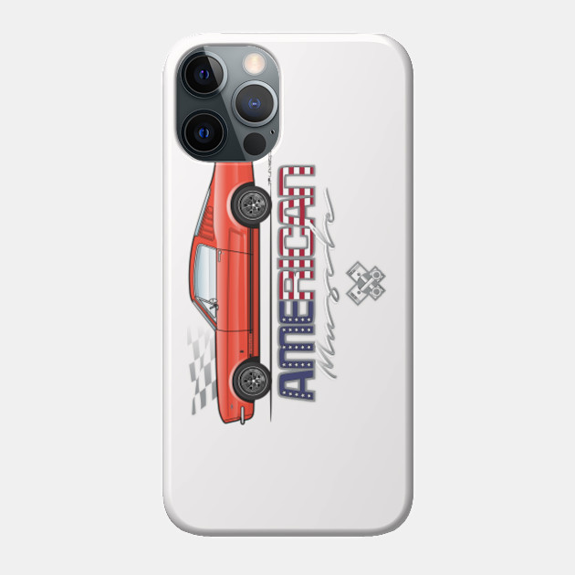 American Muscle-Signal Flare Red - 1966 Fastback - Phone Case