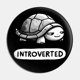 Introverted Turtle Pin