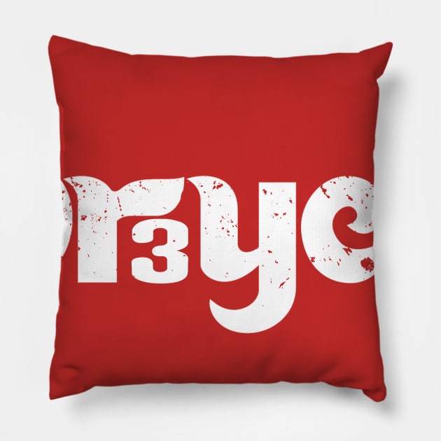 The Bryce 3 Pillow by Tailgate Team Tees