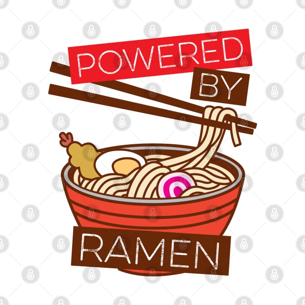 Powered By Ramen by DetourShirts