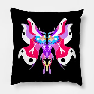 the mothman monster ecopop in fairy armor of death Pillow