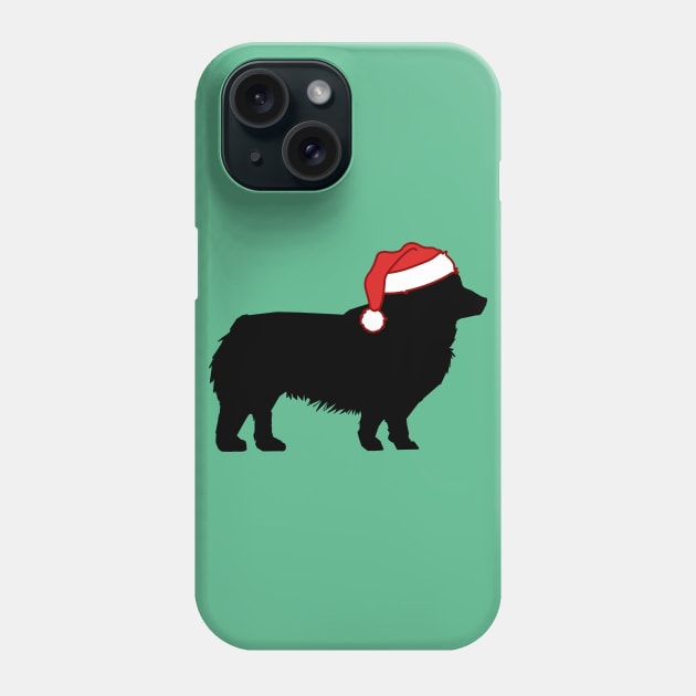 Christmas Corgi in Santa Hat Phone Case by epiclovedesigns