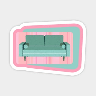 Mid Century Mod - Mod Furniture Design -- Sofa Magnet