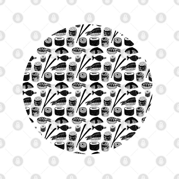 Sushi Pattern by louweasely