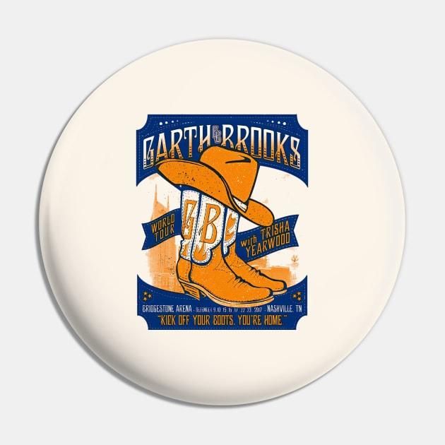 Garth Brooks Pin by smugglers