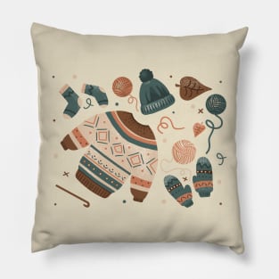 Cozy Autumn Sweater Weather Pillow