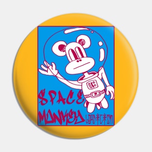 Space monkey Pin