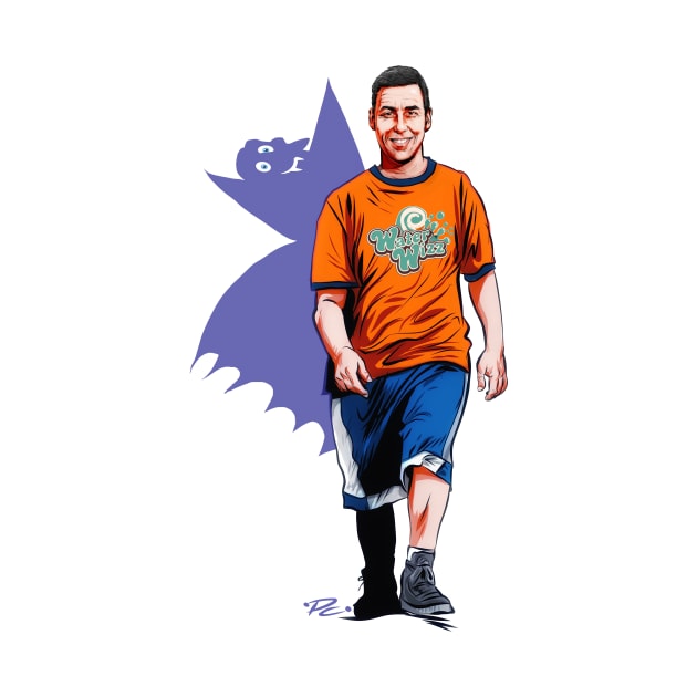 Adam Sandler - An illustration by Paul Cemmick by PLAYDIGITAL2020