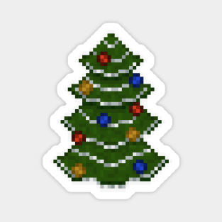 Pixel Christmas Tree Magnet