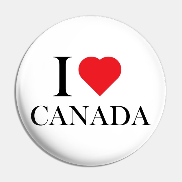 I <3 Canada Pin by JFCharles