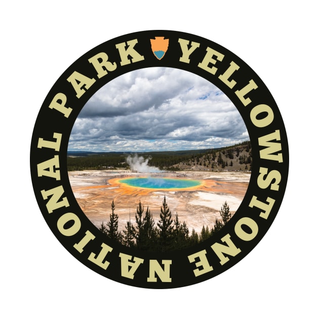 Yellowstone National Park circle by nylebuss