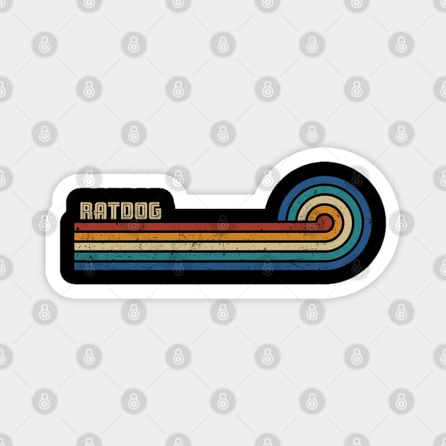 Ratdog - Retro Sunset Magnet by Arestration