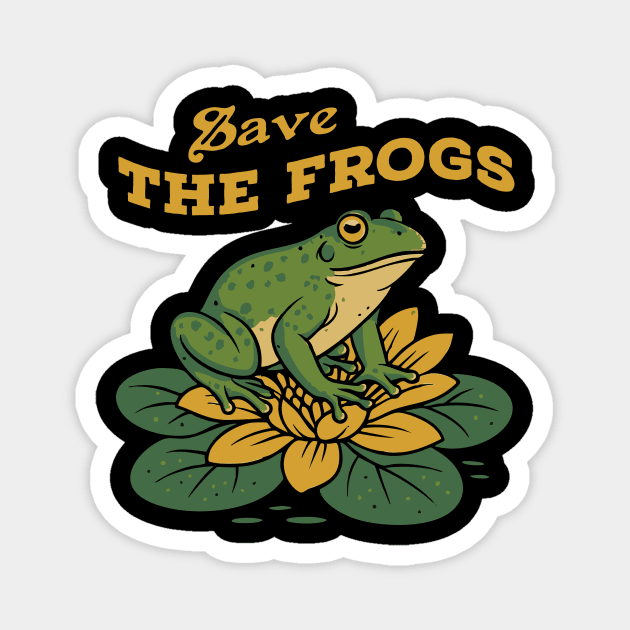 Save the Frogs Magnet by stayfrostybro