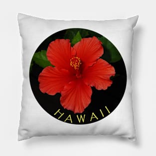 Hawaii Hibiscus Blooming Pillow