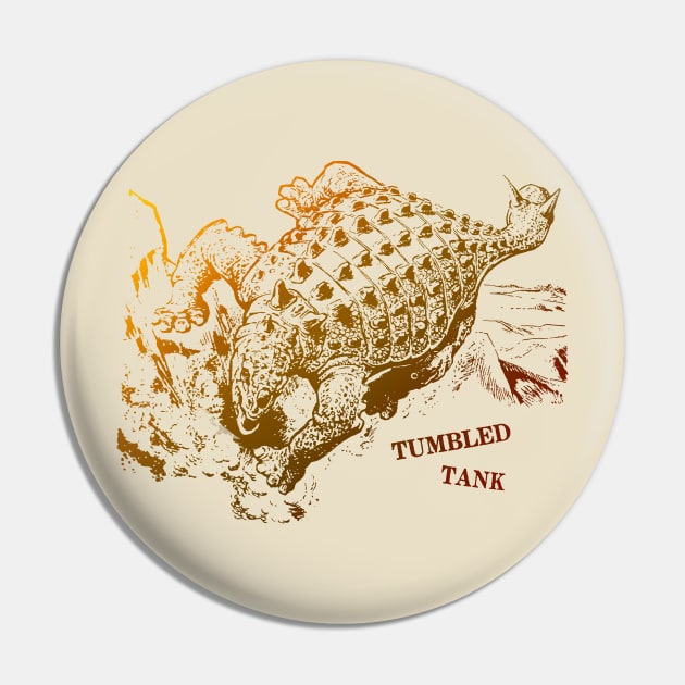 TUMBLE TANK Scolosaurus ankylosaurus dinosaur falling in brown Pin by MacSquiddles