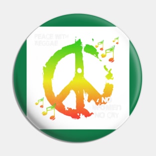 Reggae Peace - Jamaica Life Pin