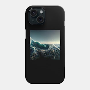 Waves upon waves Phone Case