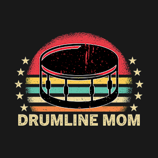 Retro Drumline Mom T-Shirt