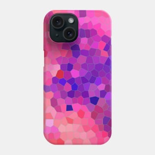 Pink Strawberry Mosaic Pattern Phone Case