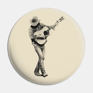 Dwight Yoakam Retro Pin