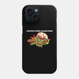 chickpea power, falafel hour Phone Case