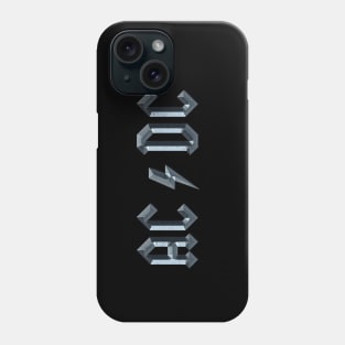 AC DC 3D logo Phone Case