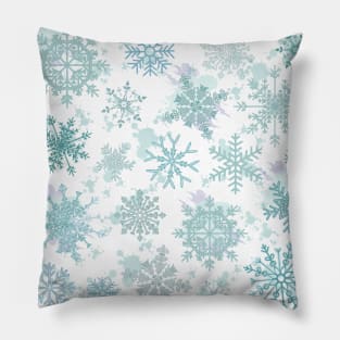 Christmas snowfall pattern. Pillow