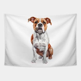 American Bulldog Tapestry