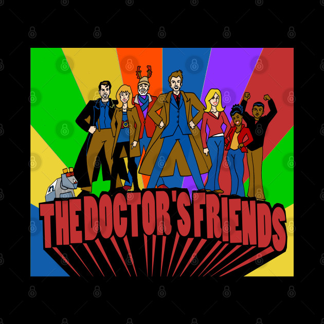The Doctor's SuperFriends - 10th Doctor - Phone Case