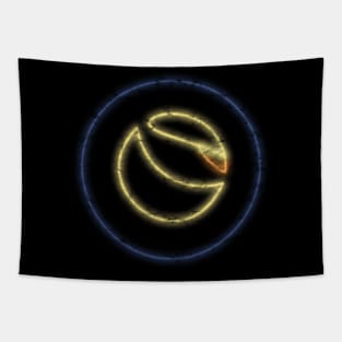 LUNC Neon 2 Distressed Tapestry