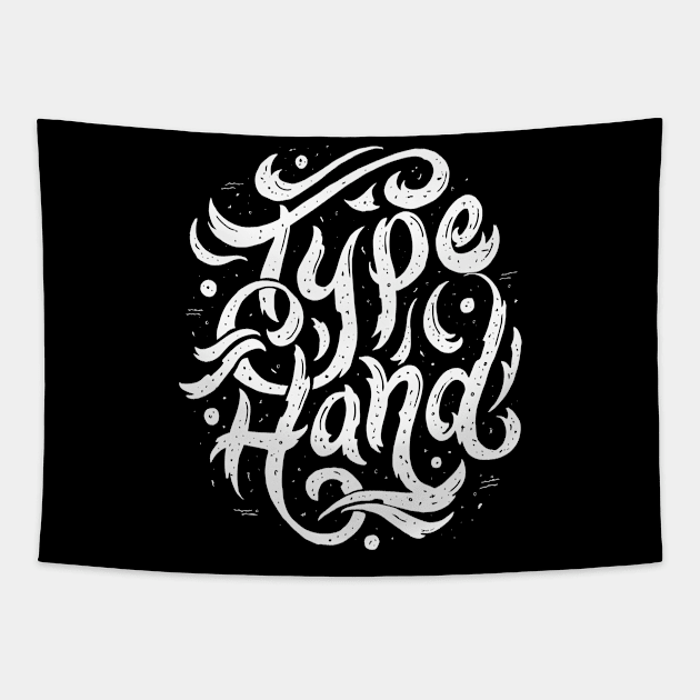 Wave Typehand Tapestry by typehandsupply