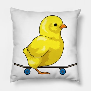 Chick Skater Skateboard Pillow