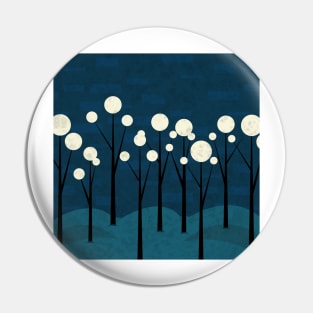 Moon Forest Pin