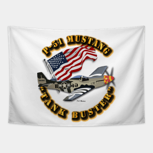 Aircraft - P-51 Mustang Tapestry