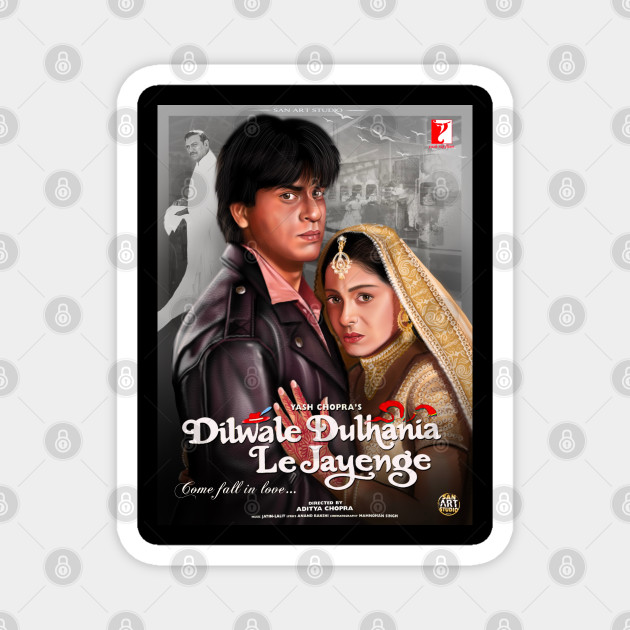 DDLJ Movie Shirt Shahrukh Khan Tshirt Kajol Tee Dilwale 