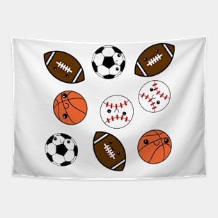 Cutey Face Multiple Sports Tapestry