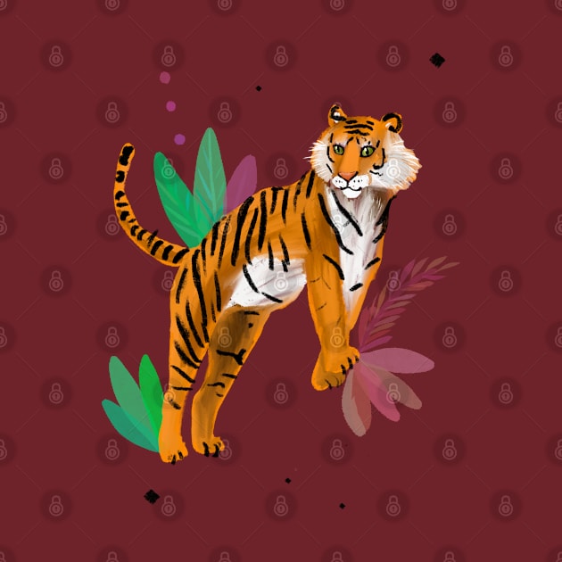 Tiger by Petit Faon Prints