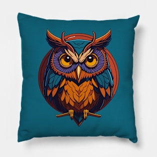 Owl Portrait Pillow