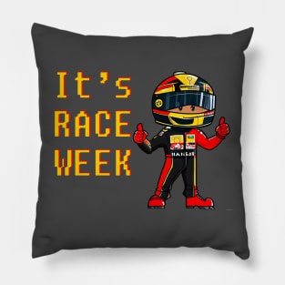 It's Race Week Pillow