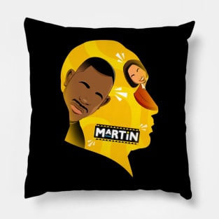 martin comedy black show Pillow