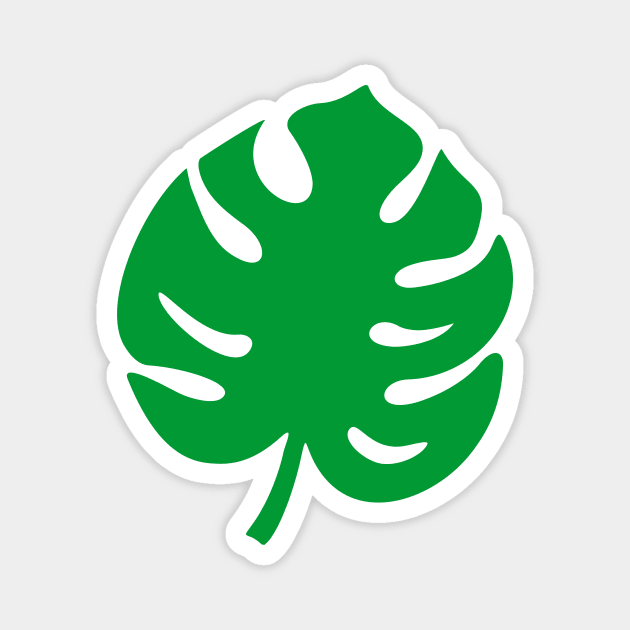 Philodendron Green Leaf Magnet by XOOXOO