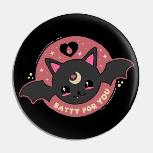 Batty for you Pin