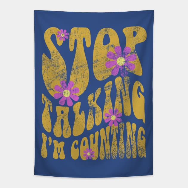 Pharmacy is Groovy Stop Talking I'm Counting Tapestry by RxBlockhead