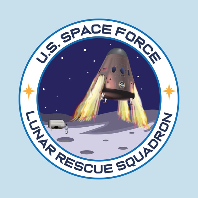 U.S. Space Force Lunar Rescue Squadron by SpaceForceOutfitters