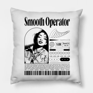 Sade Adu Vintage Smooth Operator Pillow