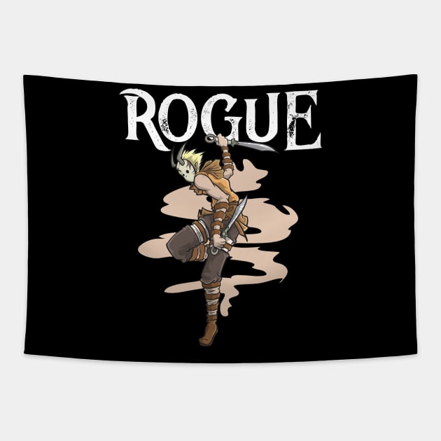 Rogue Class RPG Thief Roleplaying Dungeon Crawler Assassin Tapestry by TellingTales