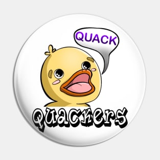 Quackers, Duck Quack, Baby Duck, Twitch Streamer Emote Pin