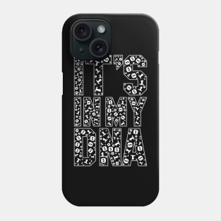 funny saying motivational quote for programer It's In My DNA Phone Case